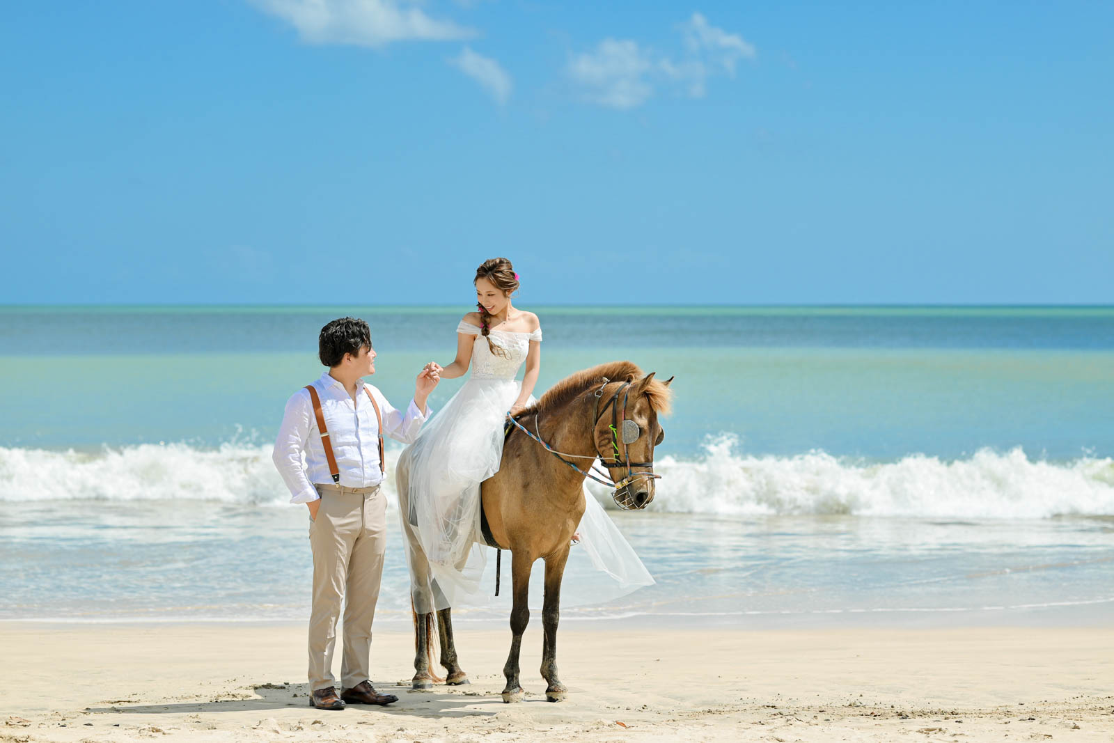 バリ島で乗馬フォトウェディングプラン